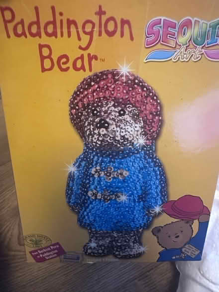 Photo of free Paddington Bear Sequin Art (Carnforth LA5) #1