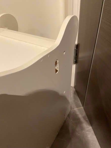 Photo of free floating storage shelves with hooks (Twickenham TW2) #4