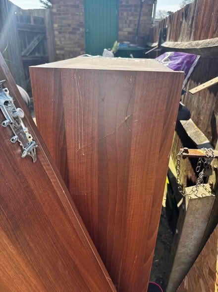 Photo of free Two glass fronted cupboards- shelves and drawers (Warners End HP1) #3
