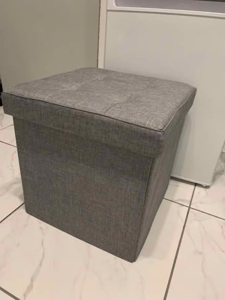 Photo of free Grey fabric collapsible storage cube (Northenden M22) #1