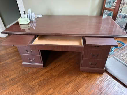 Photo of free Desk and desk/hutch (Allen) #3