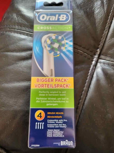 Photo of free Oral-B cross action pack of 4. Brand new sealed pack (Enfield EN1) #1
