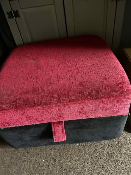 Photo of free Large cuddle chair and stool (Driffield, YO25) #2