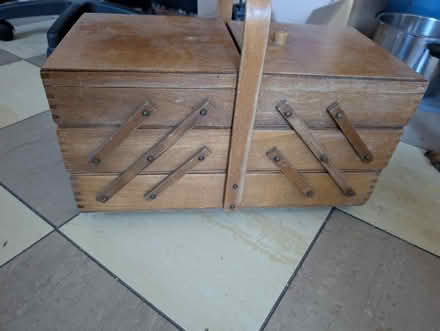 Photo of free Sewing box with bits in (OL12 Rochdale) #1