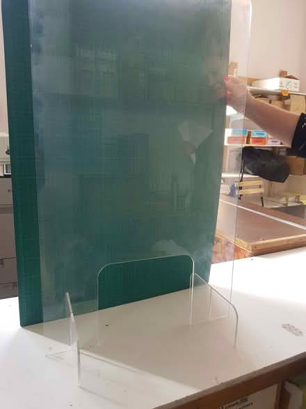 Photo of free Perspex table-top screen (Carlton Hill BN2) #1