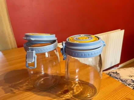 Photo of free Two 1 litre fermentation jars (Orton Goldhay) #1