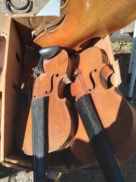 Photo of free 4 Old Violins For Spares Or Repair (CT13) #2