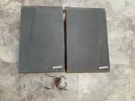 Photo of free Pair of Hitachi speakers (Bexhill on sea TN39) #1