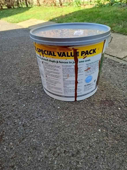 Photo of free Fence stain (Calne SN11) #2