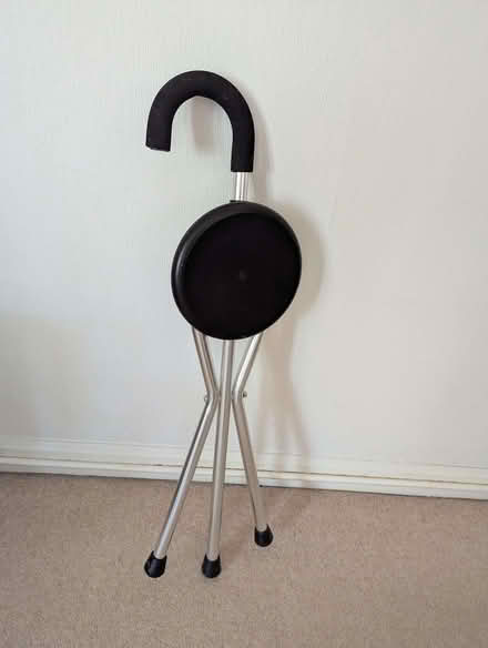 Photo of free Walking stick with seat - folds up (Harlaxton NG32) #2