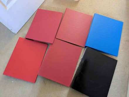Photo of free 6 ringbinders A4 size (Mosspark, Glasgow G52) #1