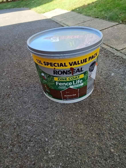 Photo of free Fence stain (Calne SN11) #1