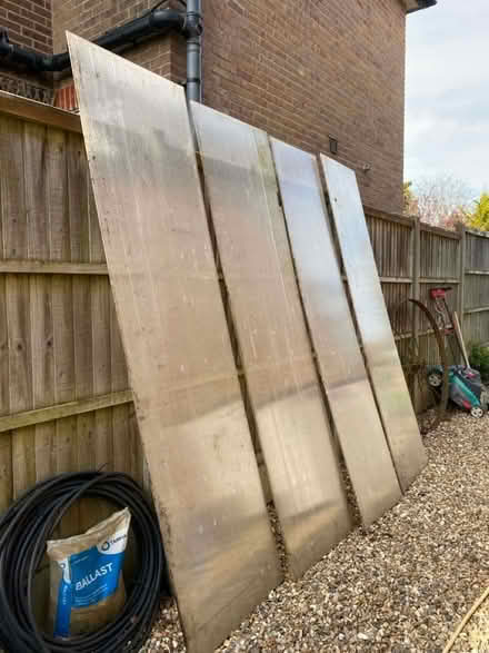 Photo of free Polycarbonate twinwall sheets x 4 (Chesham HP5) #1