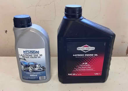 Photo of free Lawnmower 4-stroke engine oil (Meadowtown SY5) #1