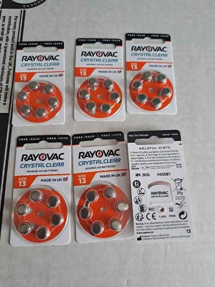 Photo of free Hearing aid batteries (Telford and Wrekin TF7) #1