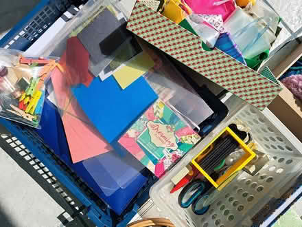 Photo of free Craft items. Paper. Wool. Ribbon (Stapleford Nottingham) #1