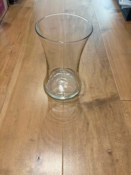 Photo of free 8” tall glass vase (Doylestown PA) #1
