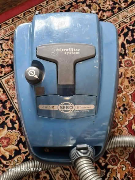 Photo of free Sebo K1 vacuum cleaner + bags (Canary Wharf) #1