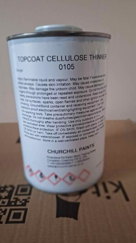 Photo of free 1 litre Cellulose thinner unopened (Kirkliston EH29) #2