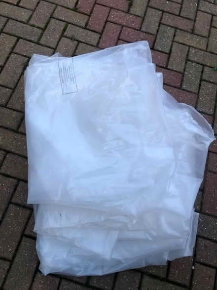 Photo of free Large clear tough plastic sheets / bags (Whitehill SG4) #1