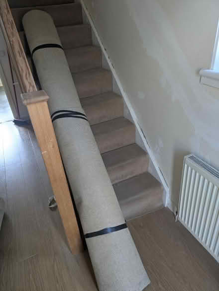 Photo of free 2 x beige carpet offcuts (Mosspark, Glasgow G52) #1