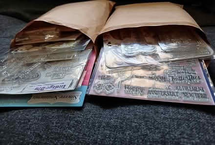 Photo of free Assortment of card crafting bits (Walton-on-Thames KT12) #1