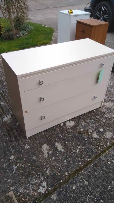 Photo of free Two chests of drawers - white (Great Shelford CB22) #1
