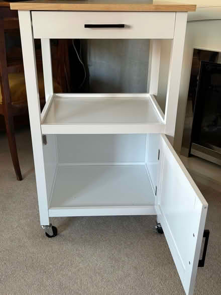 Photo of free Small white storage trolley (Abingdon OX14) #3