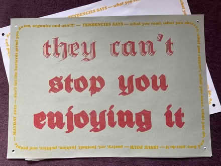 Photo of free Solidarity posters (Streatham SW16) #1