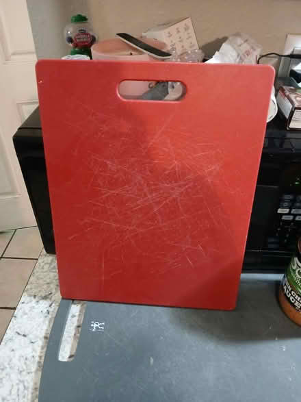 Photo of free Red cutting board (Juan Tabo and Central) #1