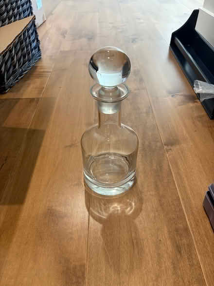 Photo of free Decanter and 3 wine glasses (Doylestown PA) #1
