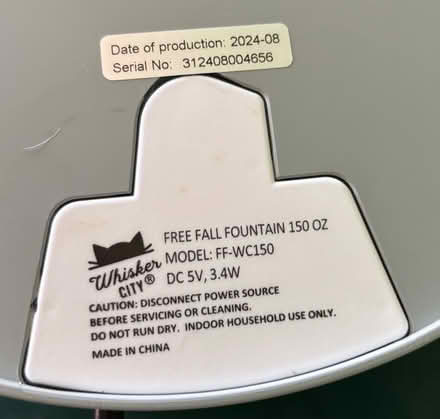Photo of free Cat water fountain (North Fontana) #2