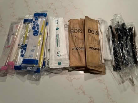 Photo of free Plastic & wooden utensils (UWS (W. 85th & Riverside Dr.)) #1