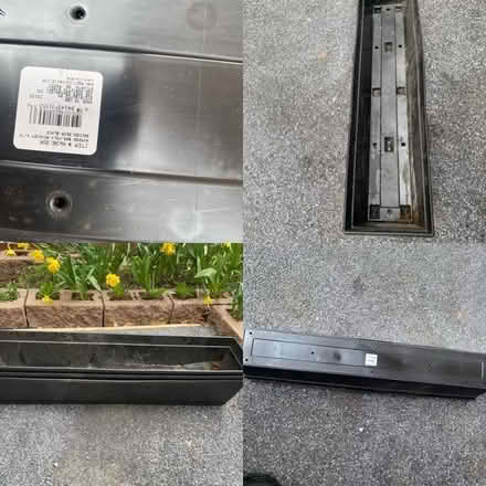 Photo of free Black flower boxes (Harlem - 119th Street) #1