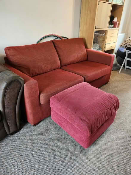 Photo of free Sofa bed and storage poof (NP16) #1