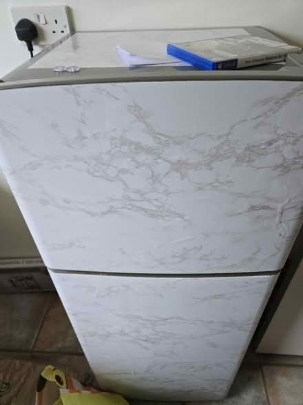 Photo of free Fridge with small freezer at top (Crowborough TN6) #1