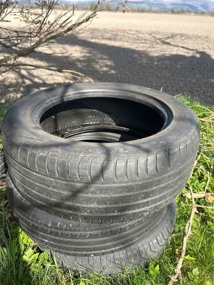 Photo of free Car tyres for possible upcycle to planters (Weighbridge FK9) #1