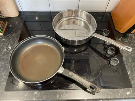 Photo of free 2x deep frying pans (Adel, LS16 7) #1