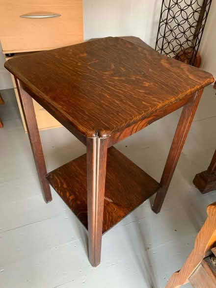 Photo of free Small dark wooden table (OX10 6hq) #2