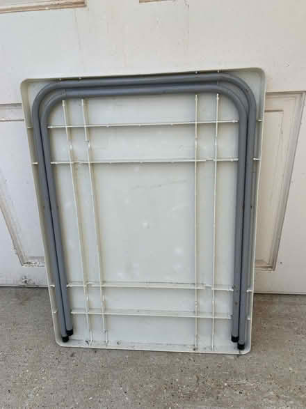 Photo of free Small Plastic foldaway table (West Wittering) #2