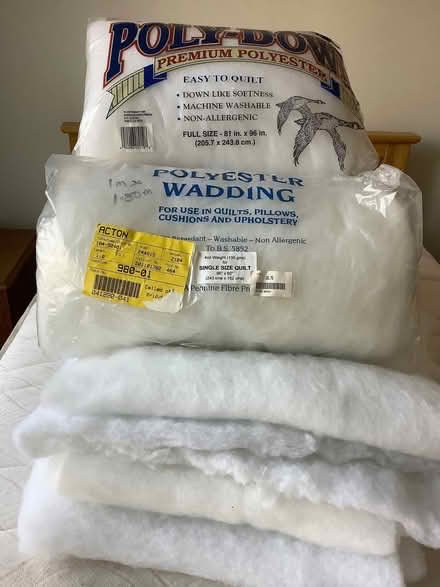 Photo of free Polyester wadding (for quilting/upholstery) (Loughborough LE11) #1