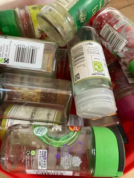 Photo of free Glass spices / herbs jars (M20 east didsbury) #1