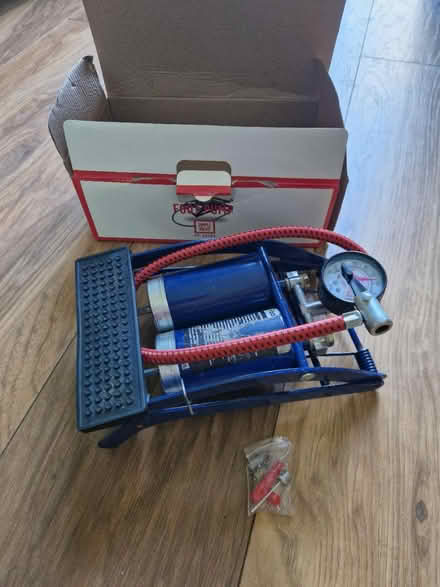 Photo of free Metal footpump with attachments (Kempston, MK42) #1