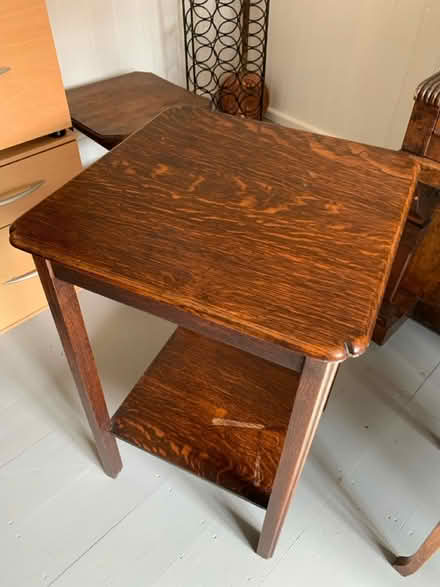 Photo of free Small dark wooden table (OX10 6hq) #1