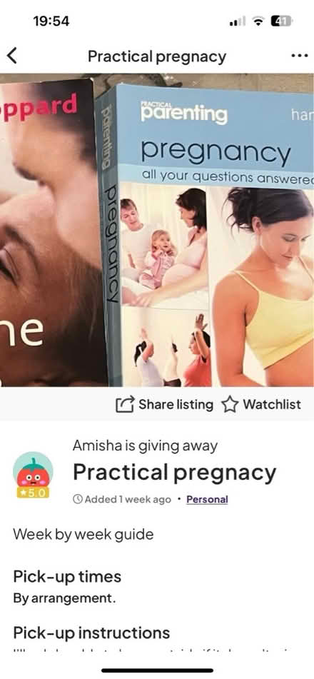 Photo of free Pregnancy/ parenting books (HA3 Harrow weald) #2