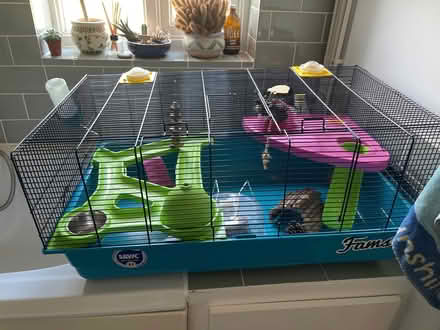 Photo of free Hamster cage, food, playpen, bedding and play bits (Kennington OX1) #1