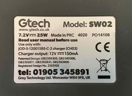 Photo of free Gtech Carpet Sweeper (Ware SG12) #4