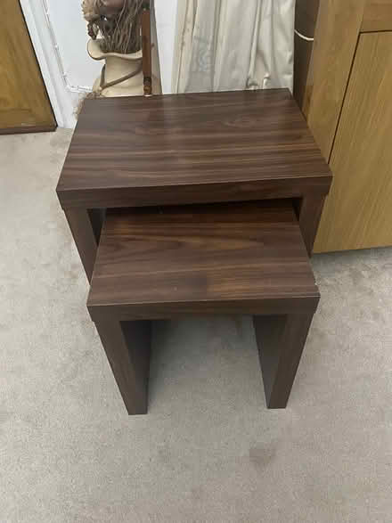 Photo of free Mahogany nest of tables (Upton Park E13) #1