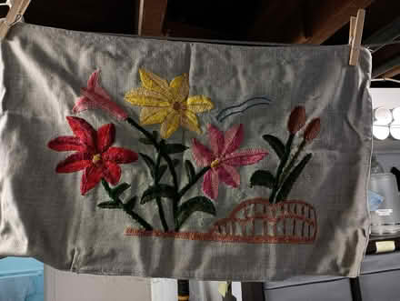 Photo of free Embroidered Pillow Cover (Yonge/Sheppard) #1