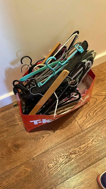 Photo of free Large bag of hangers (Clapton) #1